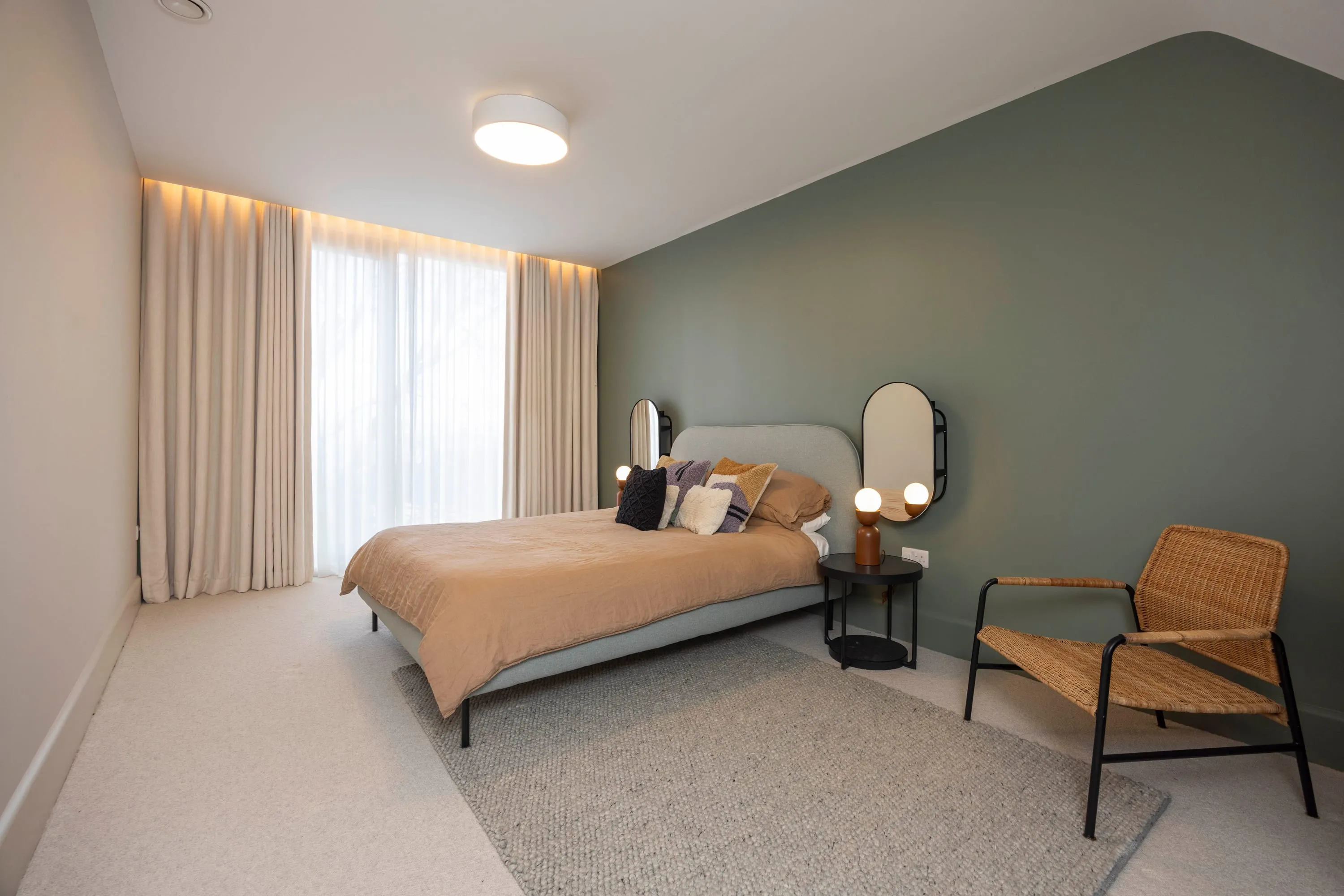Bedroom two with dormer window